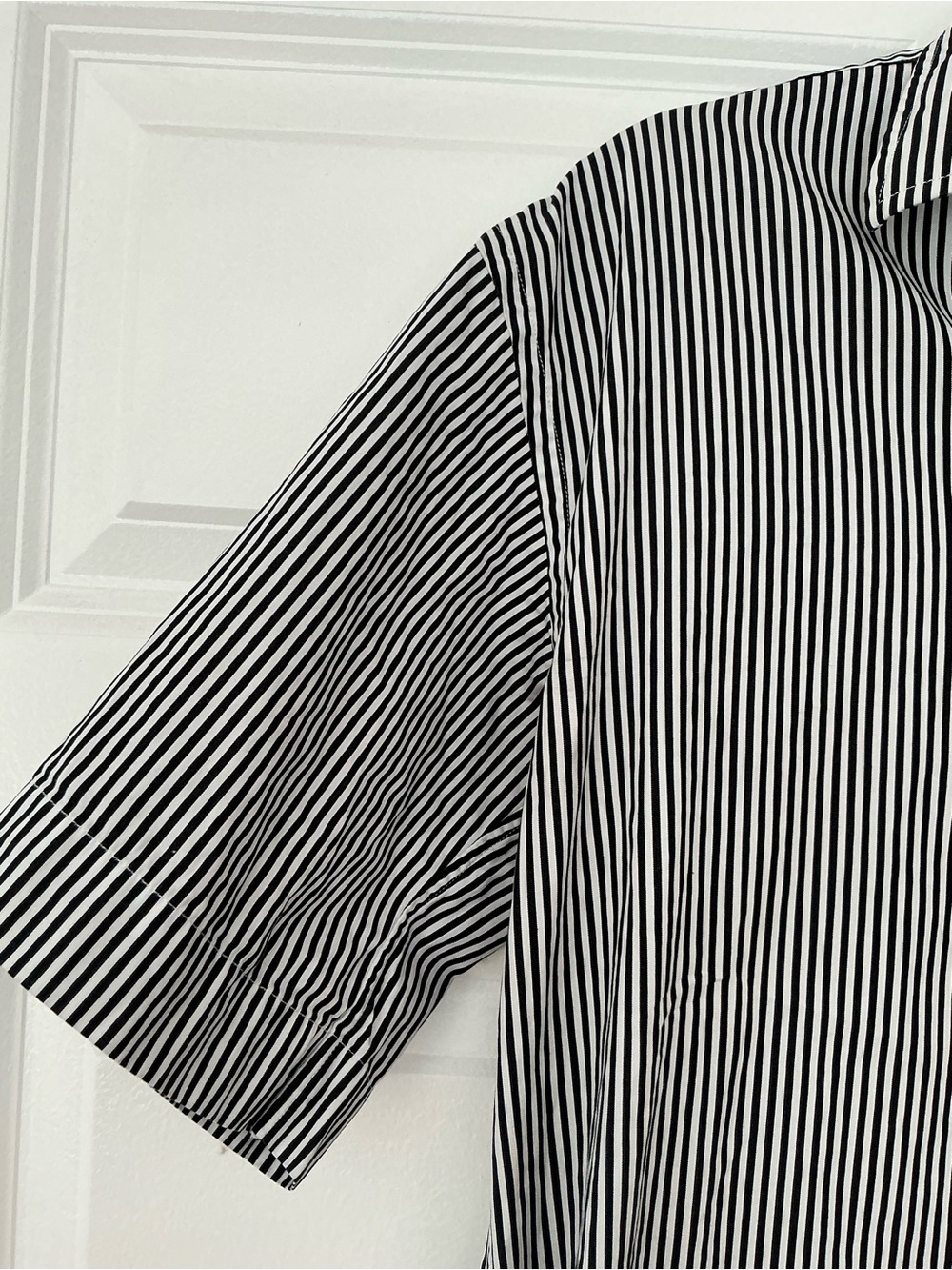 Polo Ralph Lauren shirt dress, black and white, size 4 - Picture 5 of 8
